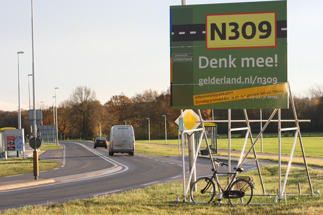 De rondweg blijft de gemoederen bezig houden. (Foto: Gerrit Veldman)