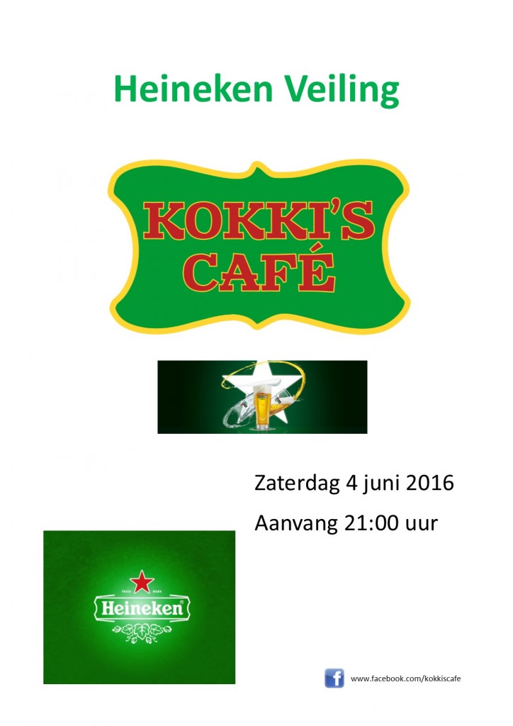 Heineken veiling 4 juni