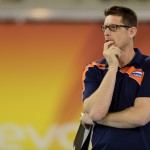 01-06-2014 NED: WLV Nederland - Zuid Korea, Eindhoven Coach Edwin Benne